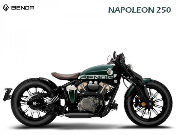 Benda Napoleon 250 Bobber Xanh Lá, Máy V, Siêu Độc Lạ Đã Có Sẵn Xe