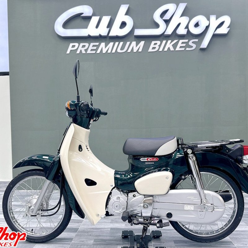 [REVEW XE] Super Cub 50 Nhật Xanh Nhớt: Nét đẹp cổ điển, dấu ấn thời gian