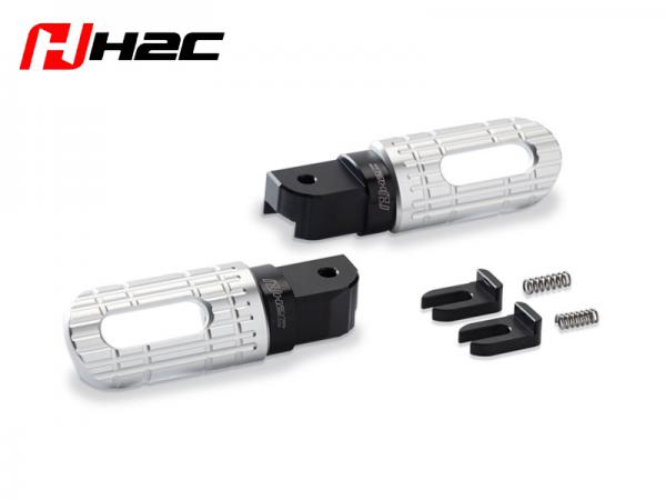 Bộ gác chân trước Dax 125 bằng nhôm hiệu H2C chính hãng