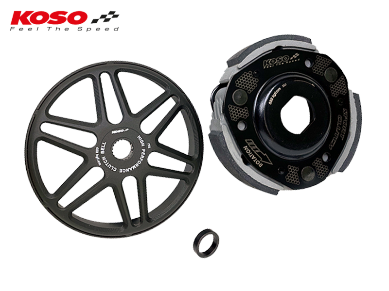 Chuông và cụm ba càng nồi sau v2.0 Koso cho Yamaha Mio 125 cao cấp